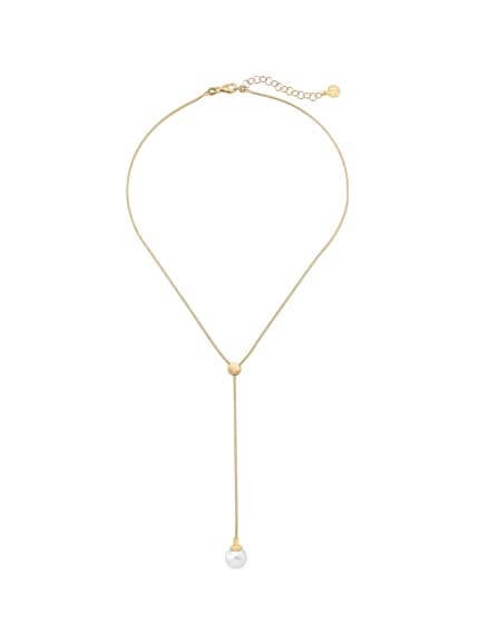 Golden Pearl Necklace Alba