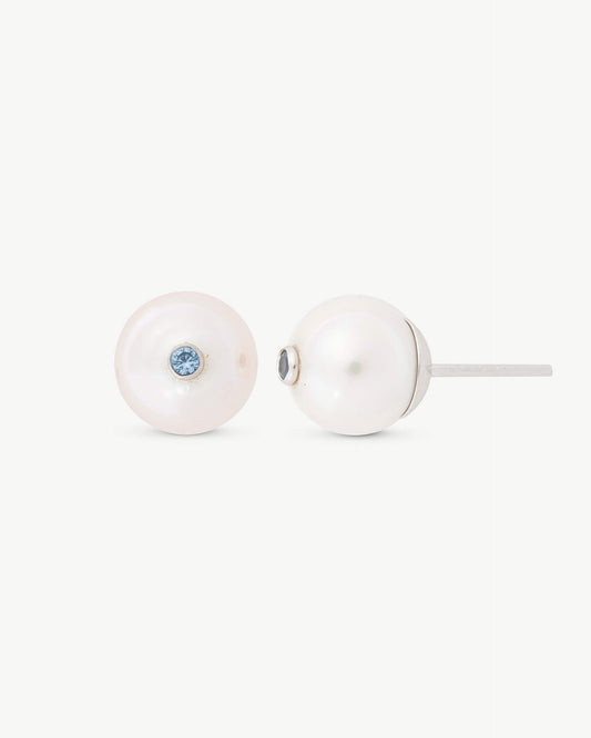 Blue Zirconia Earrings Color Pop