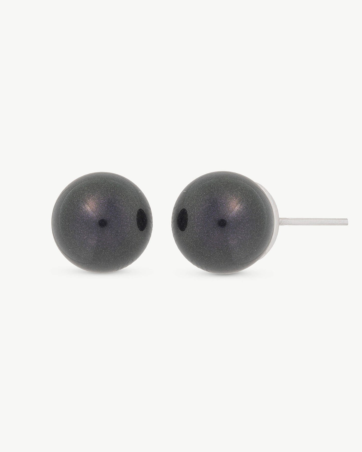 10mm Black Earrings Lyra