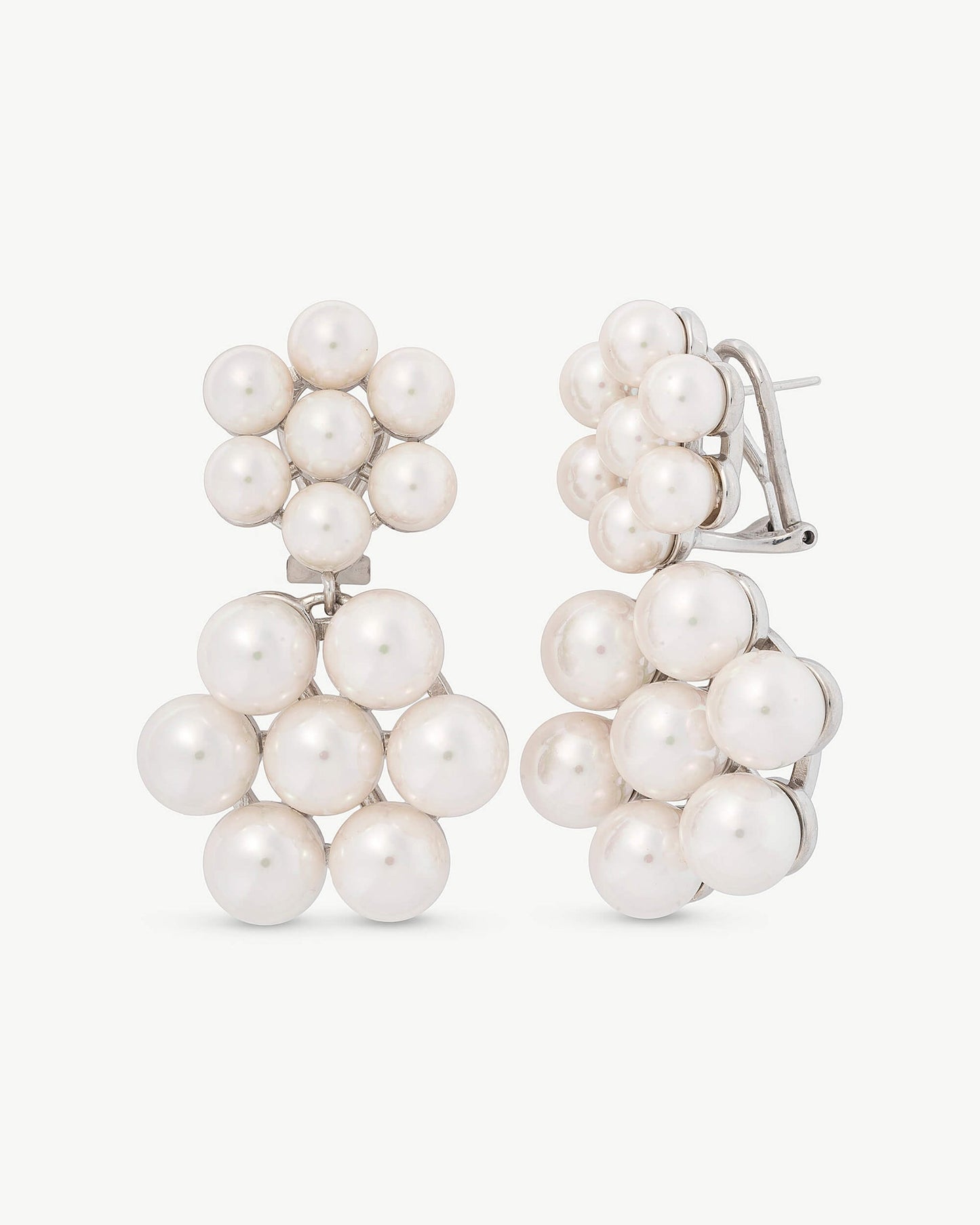 Long White Earrings Kate