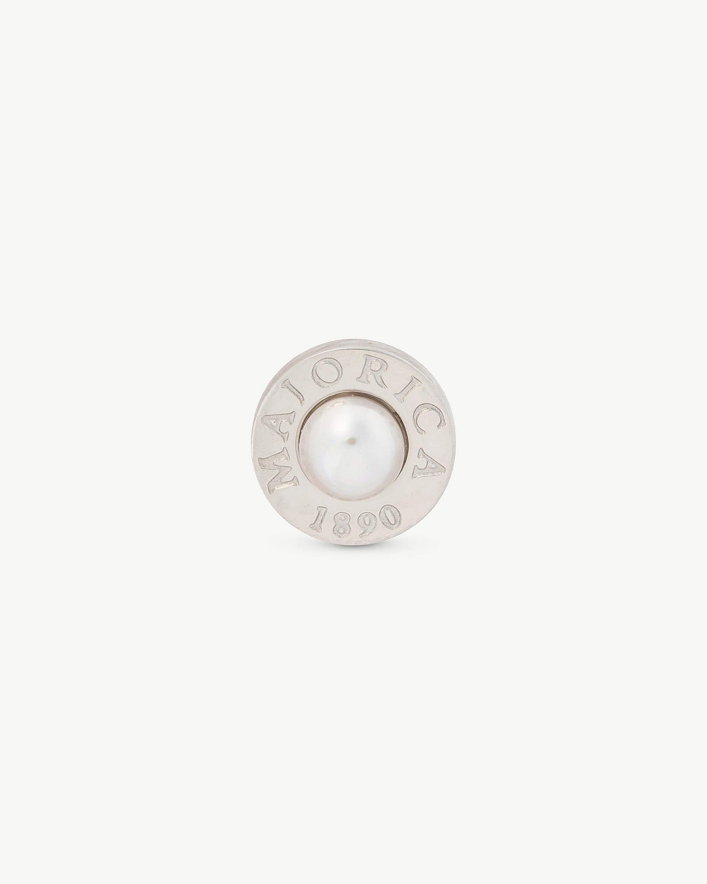4mm White Pearl Pin Circle