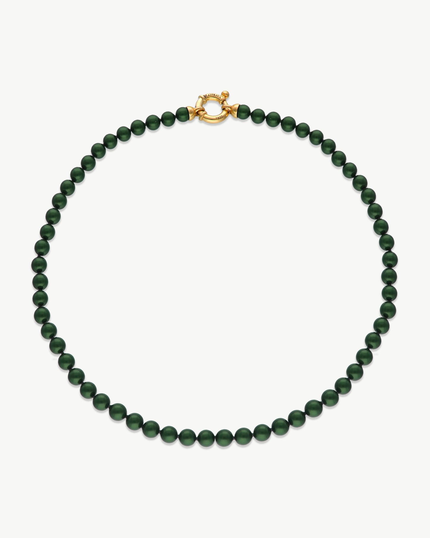 6mm Green Pearl Necklace Grace