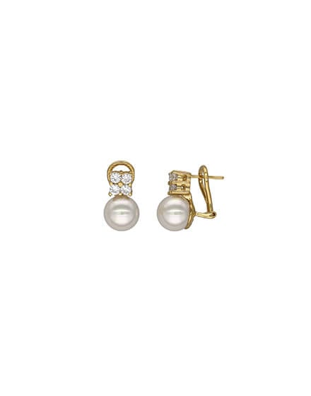 Golden Omega Earrings Selene