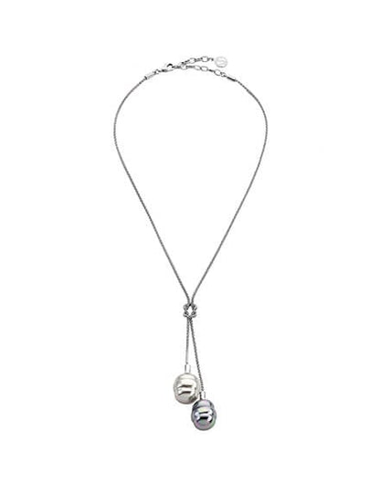 Two Gray Pearls Necklace Tender