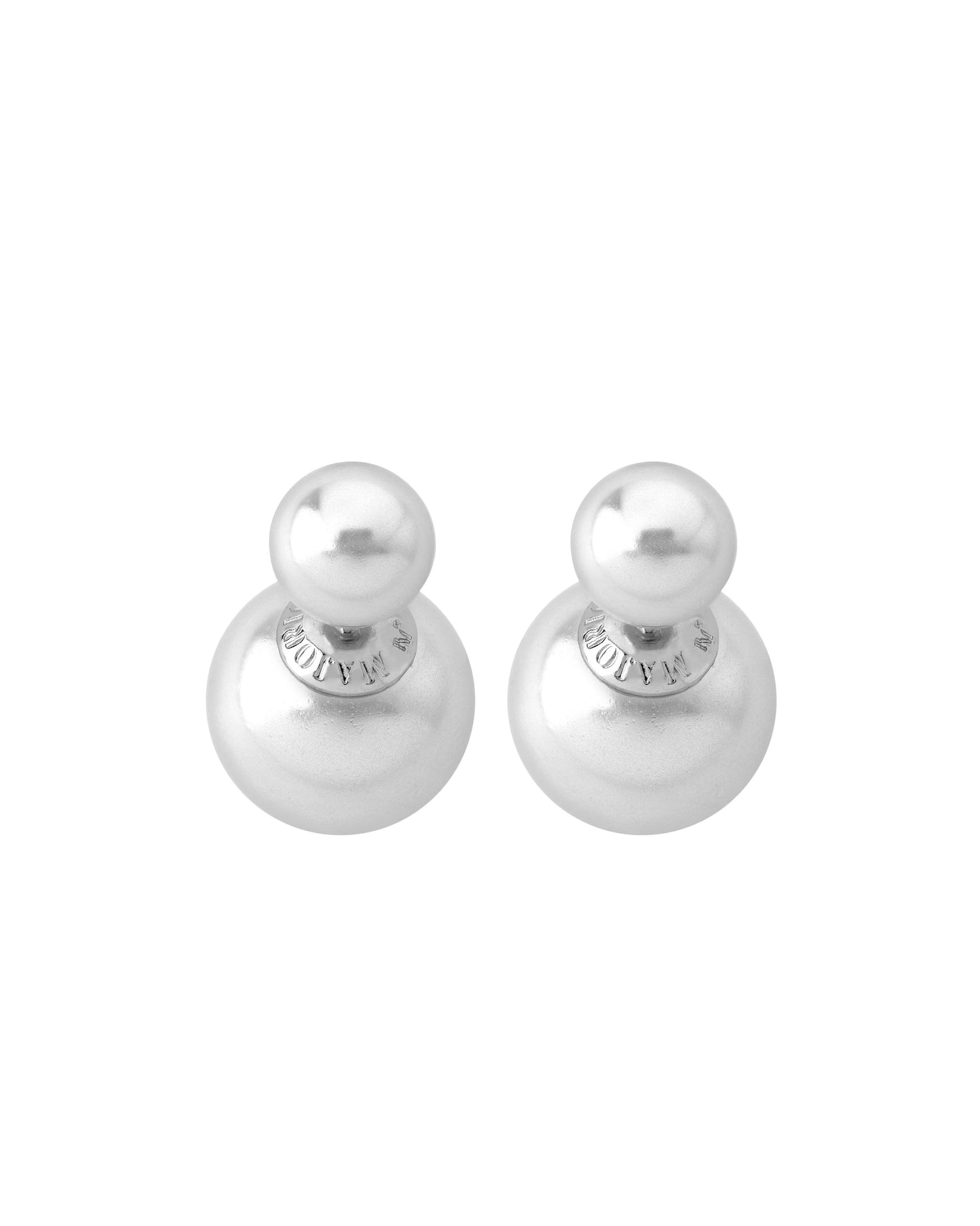 Pearl Earrings 8 and 14 mm Polar