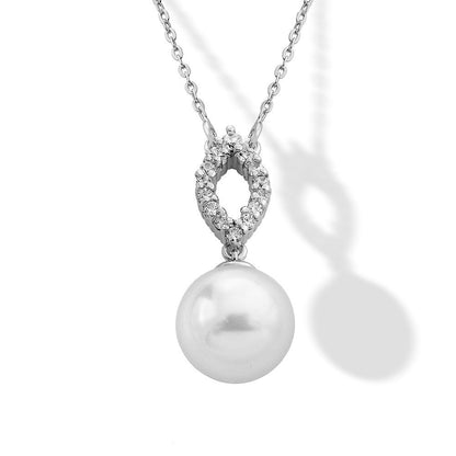 Pearl and Zircon Necklace Lilit