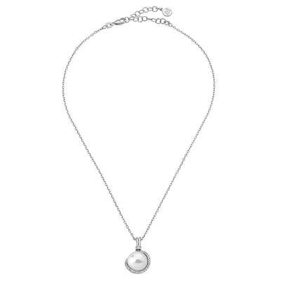 Pearl and Zircon Necklace Exquisite