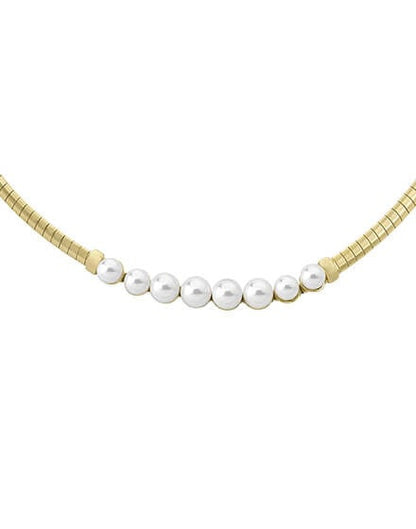 Golden Pearl Necklace Galatea