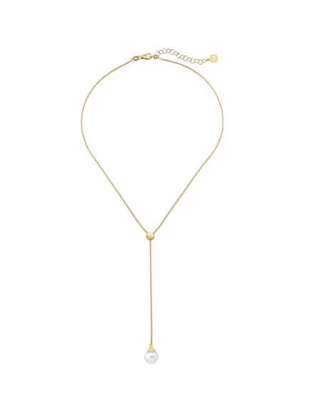 Golden Pearl Necklace Alba