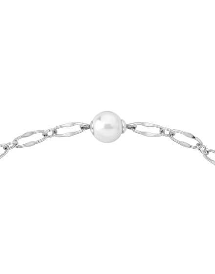 White Pearl Silver Bracelet Cies