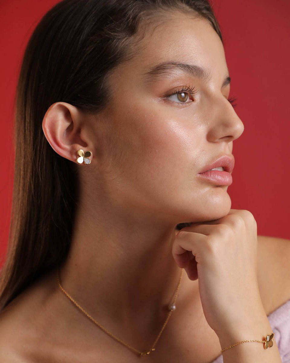 Mother of Pearl Earrings Ayanti