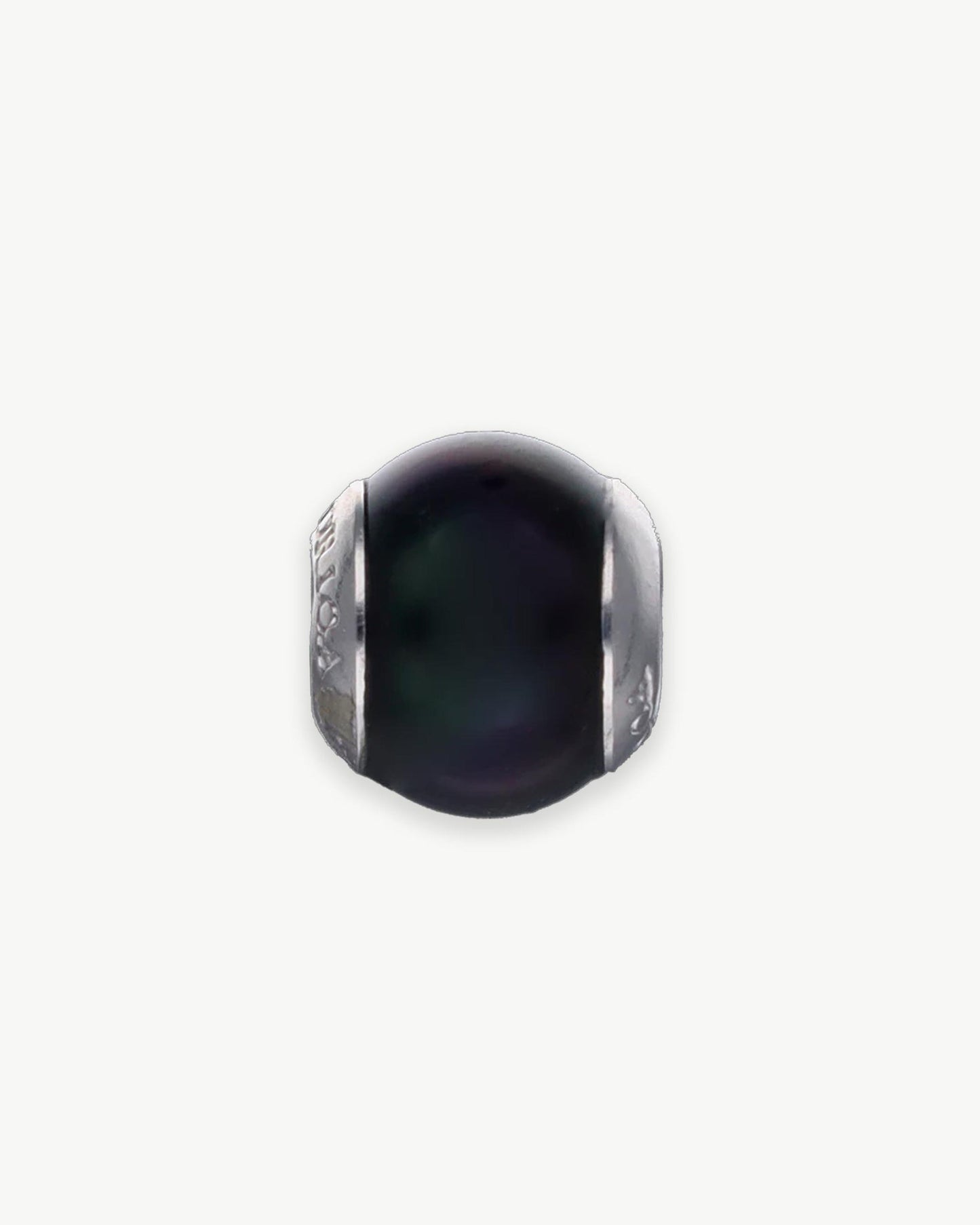 Pearl Charm 12mm Black Zindis