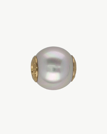 Pearl Charm 14mm Golden Zindis