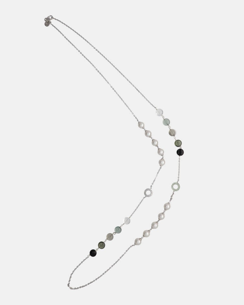 Long Gray Necklace Algaida