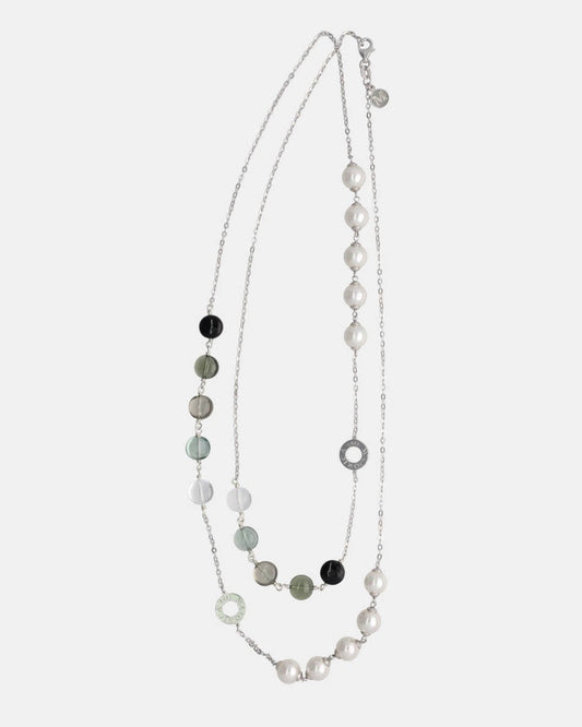 Long Gray Necklace Algaida