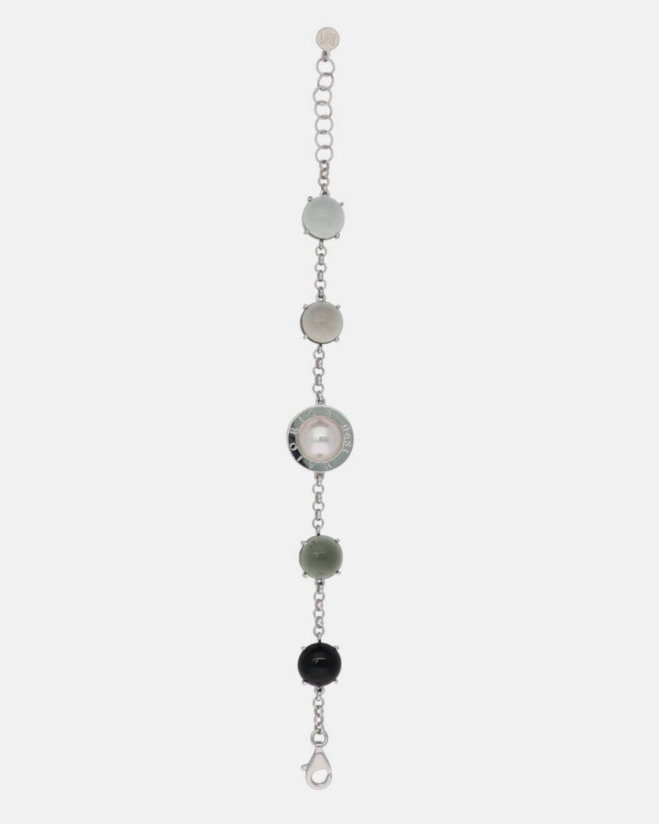 Gray Button Bracelet Algaida