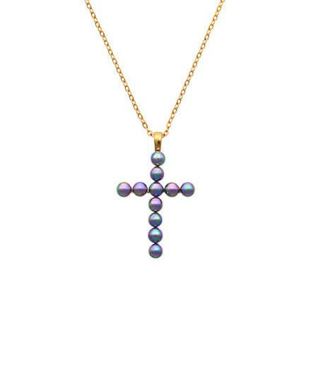 Gray Cross Charm Cruces