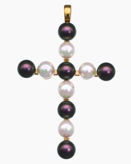 Multicolor Cross Charm Cruces