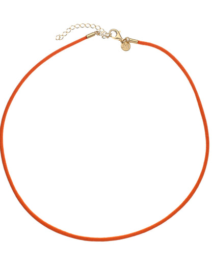 Silk Chain 40cm Orange and Gold Chains