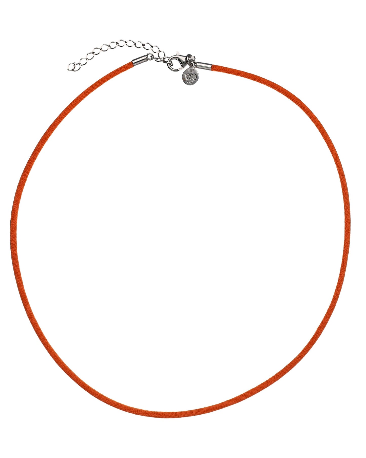 Silk Chain 40 Orange and Silver Chains