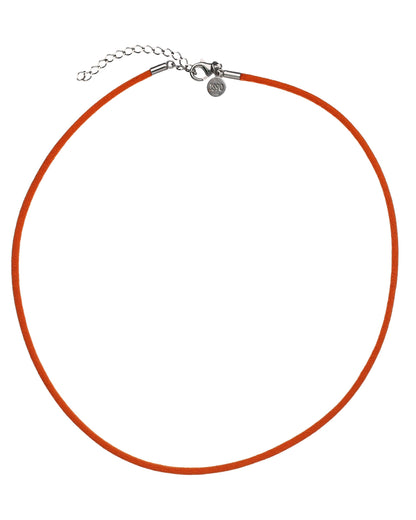 Silk Chain 40 Orange and Silver Chains