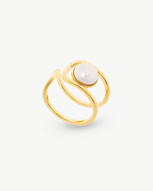 Ring with Pearl Atenea