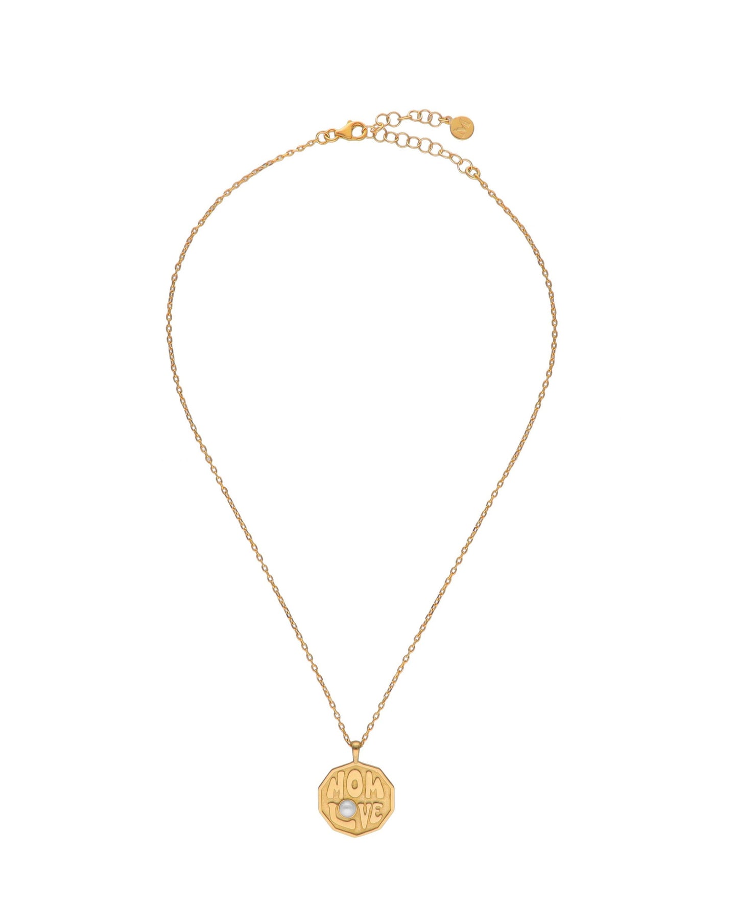 Medallion Necklace Mom Love