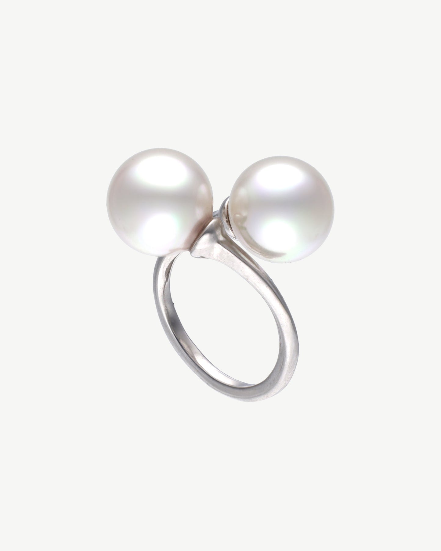 Double White Pearl Ring Twins & Triplets