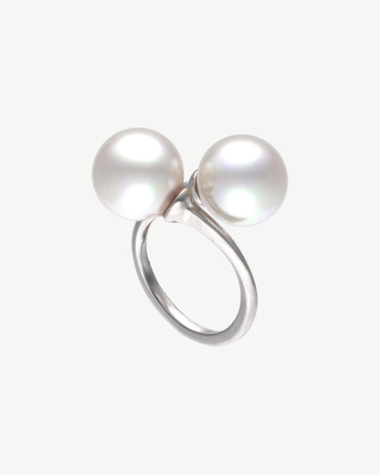 Double White Pearl Ring Twins & Triplets