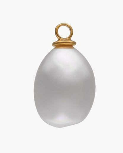 White Canto Pearl Charm Pearl Charms