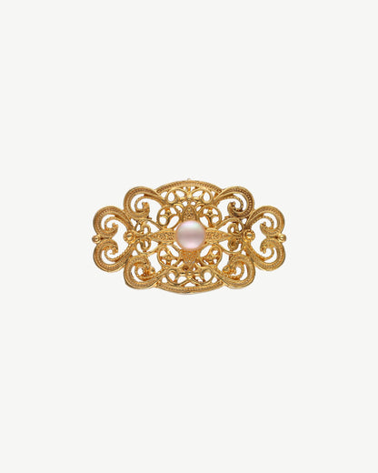 8mm Gold Brooch Marie Antoinette