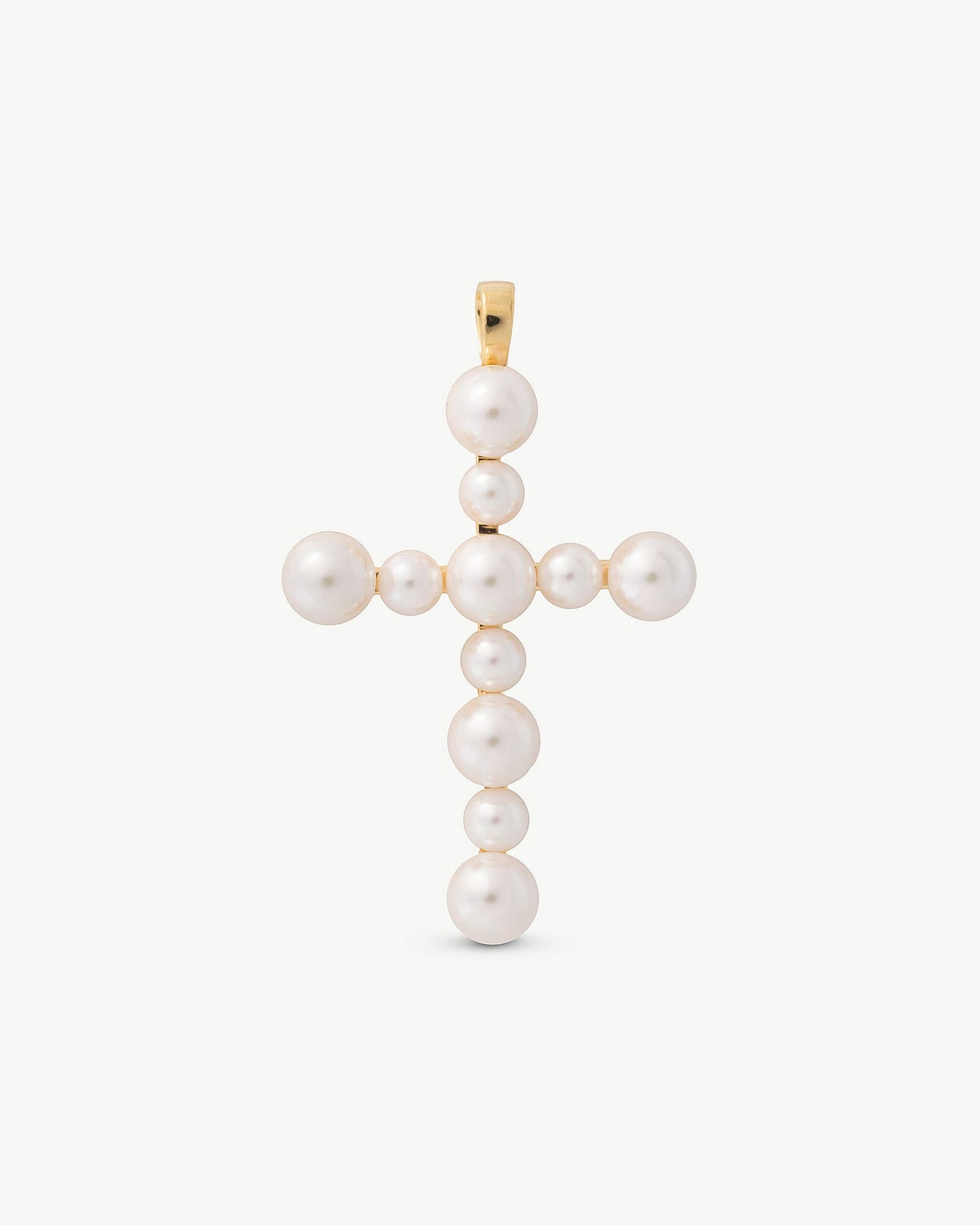 White Cross Charm Cruces