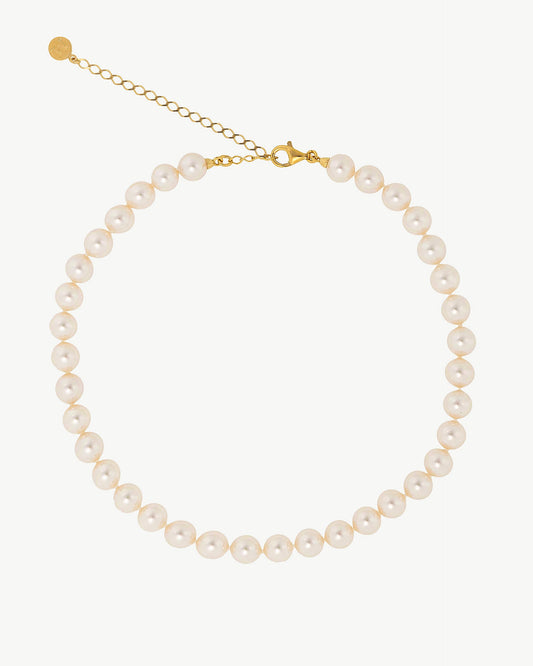 8mm Golden Pearl Necklace Ballet