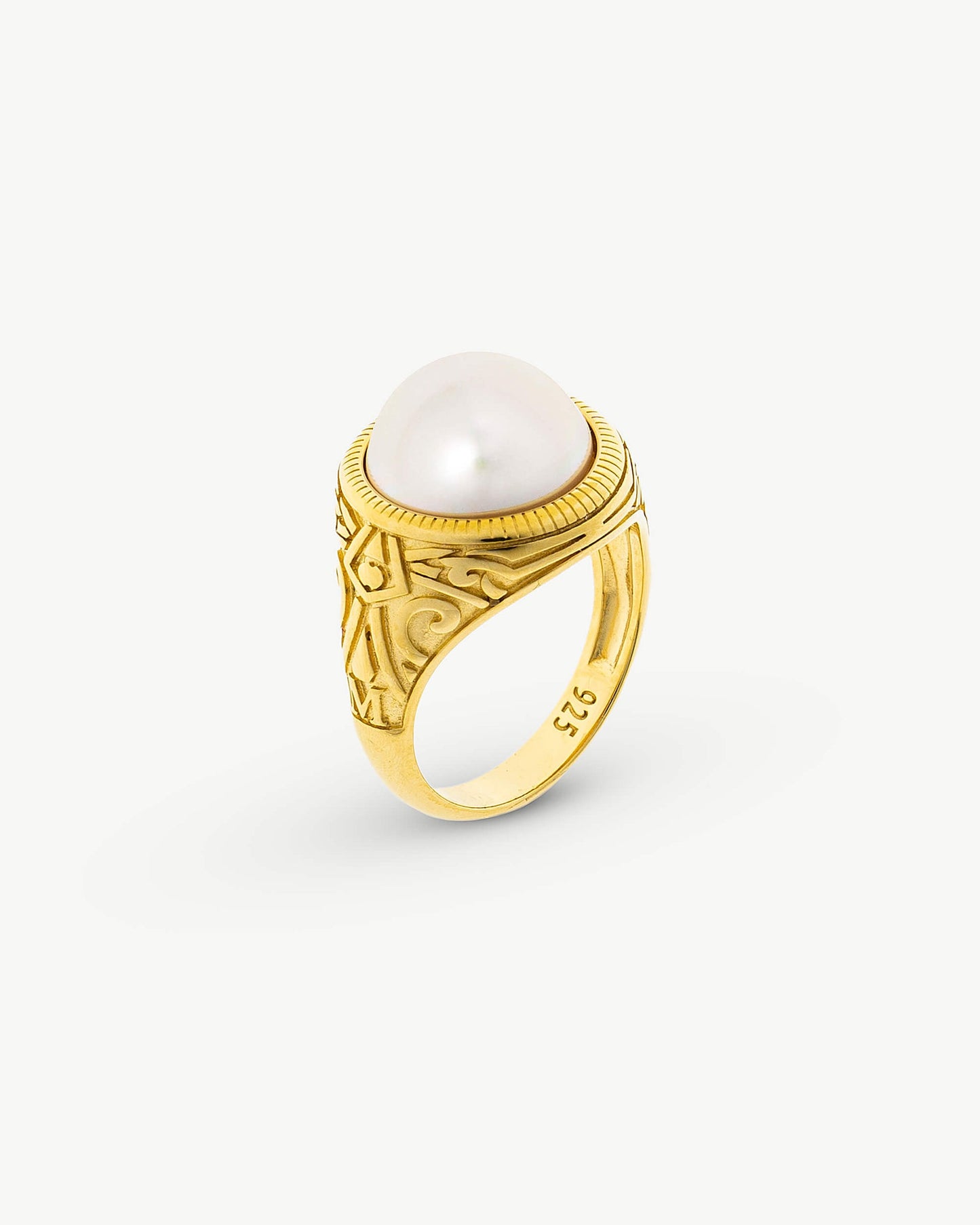 White Signet Ring Zale