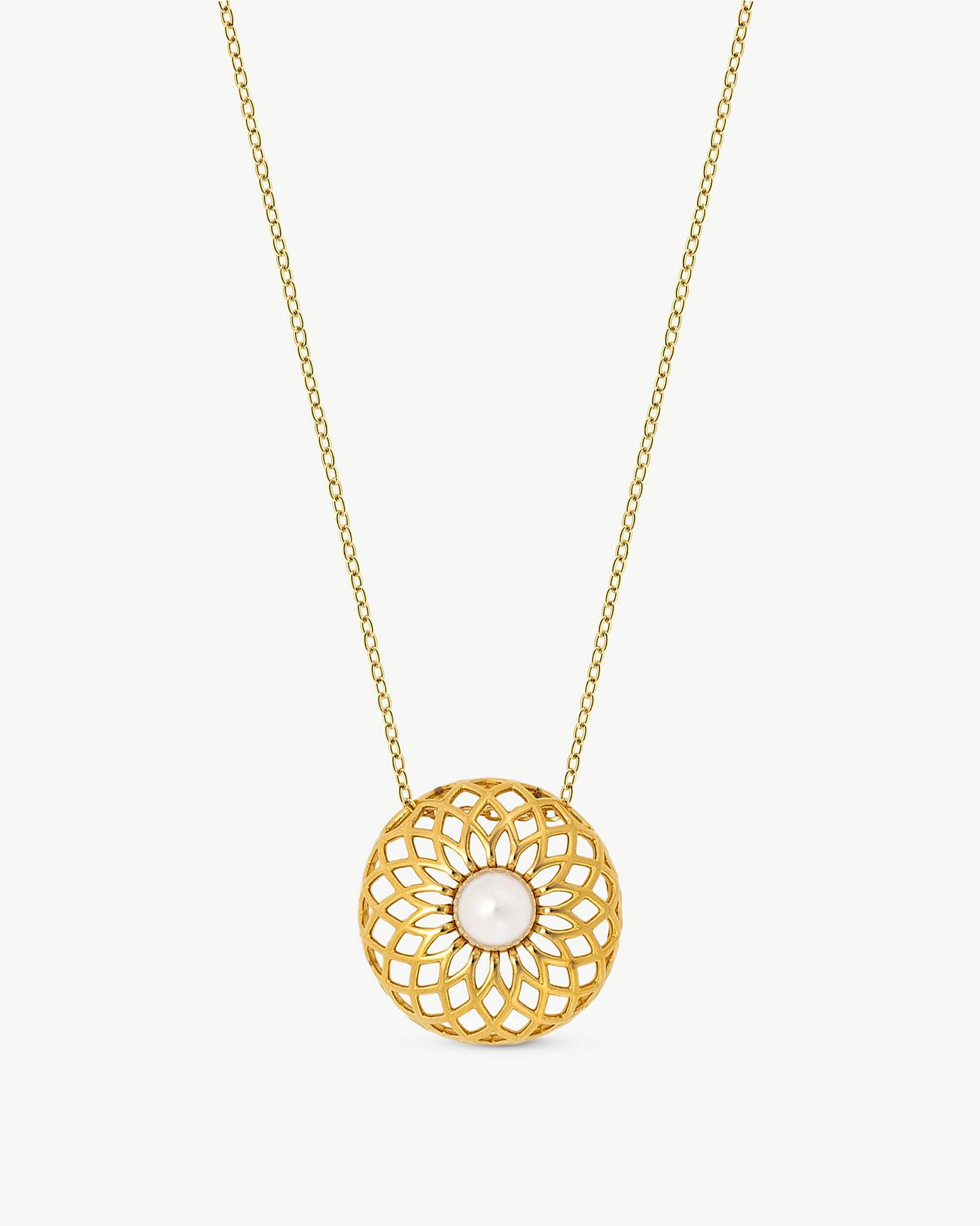 Short Openwork Necklace Etna