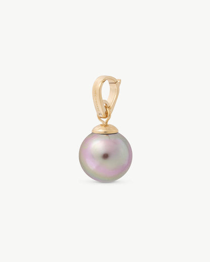 Aubergine pearl charm Charm&Glow