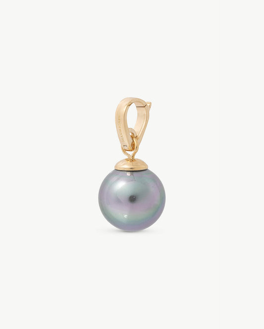 Gray pearl charm Charm&Glow