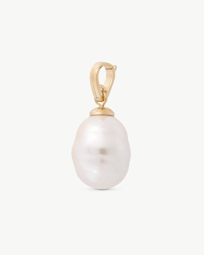 white pearl charm Charm&Glow