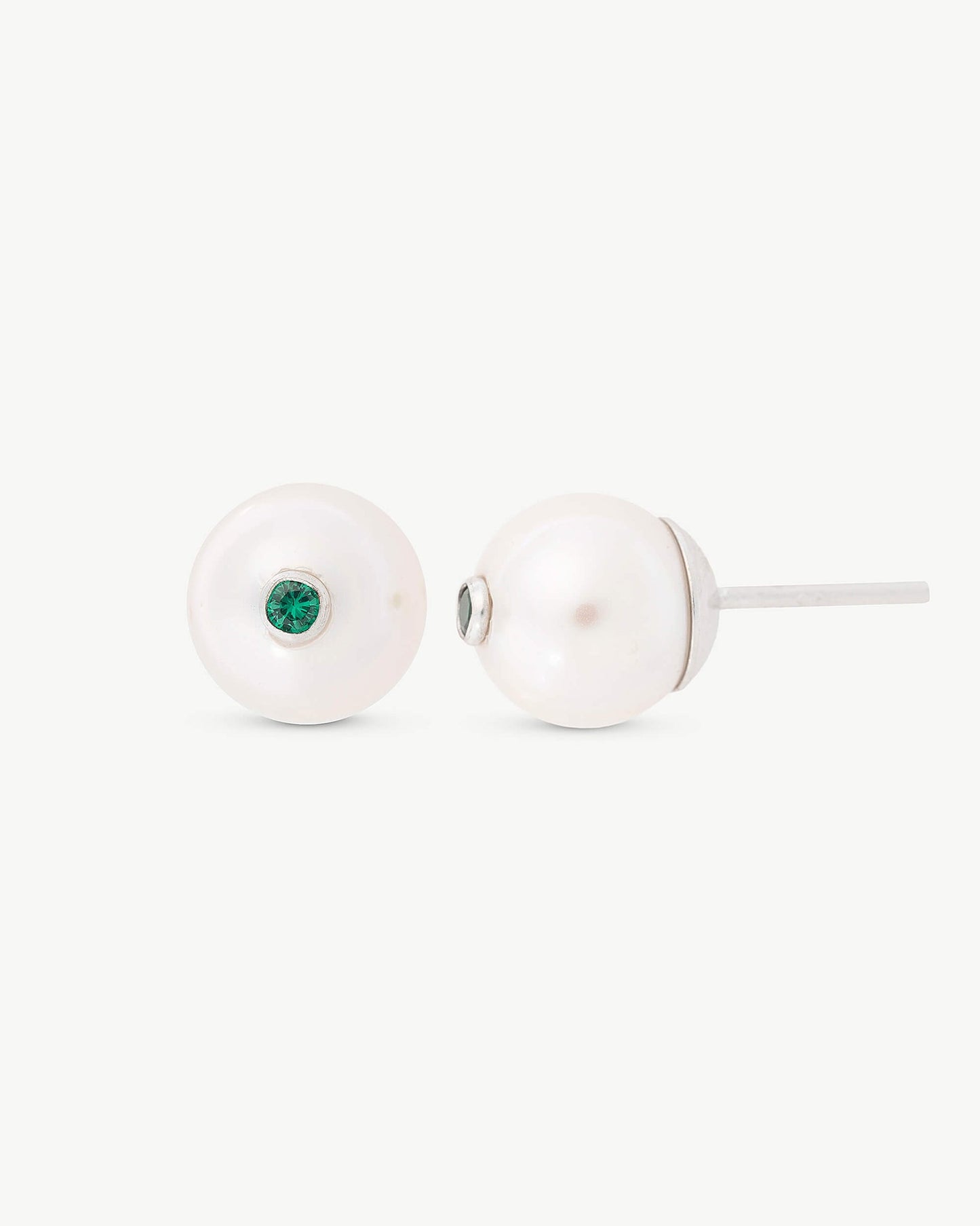 Green Zirconia Earrings Color Pop