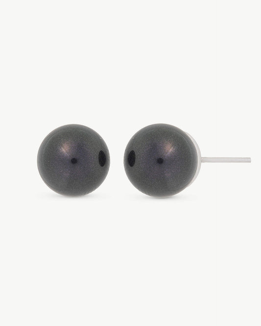 10mm Black Earrings Lyra