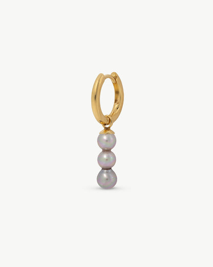 Nuage 3 Pearls Earring Mini Charms