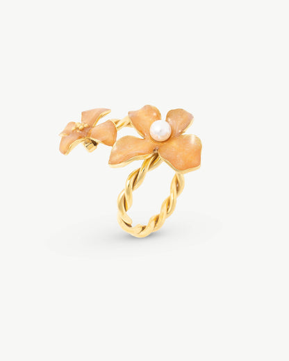 Ocher Ring Flowers