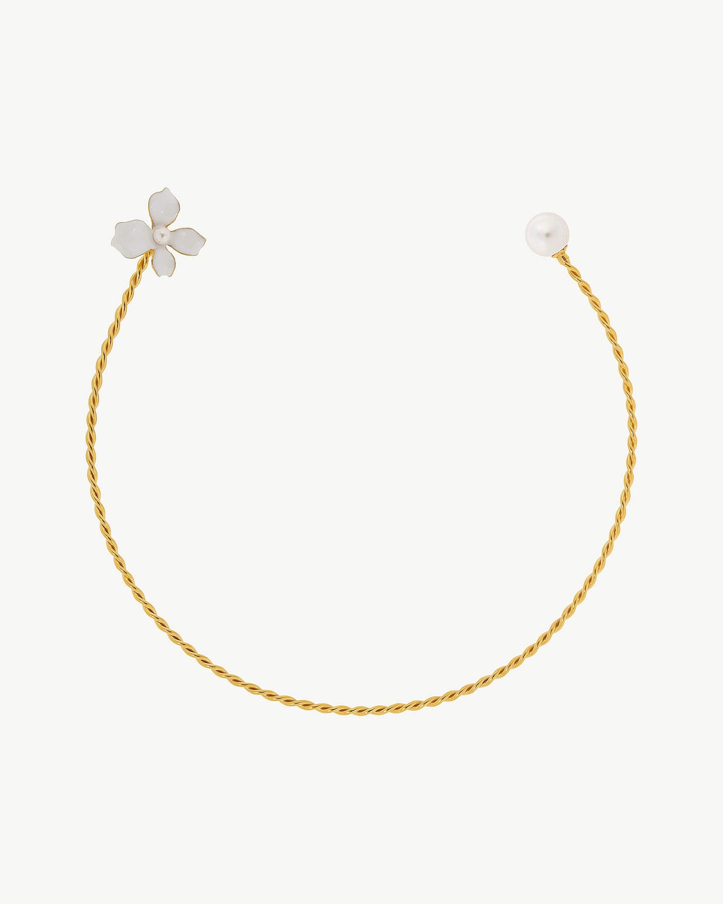 White Choker Flowers