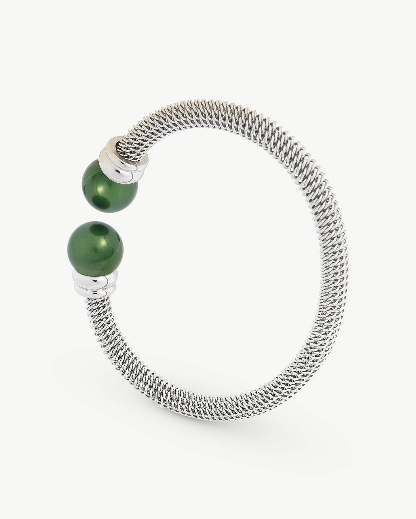 Two Green Pearls Bracelet Tender