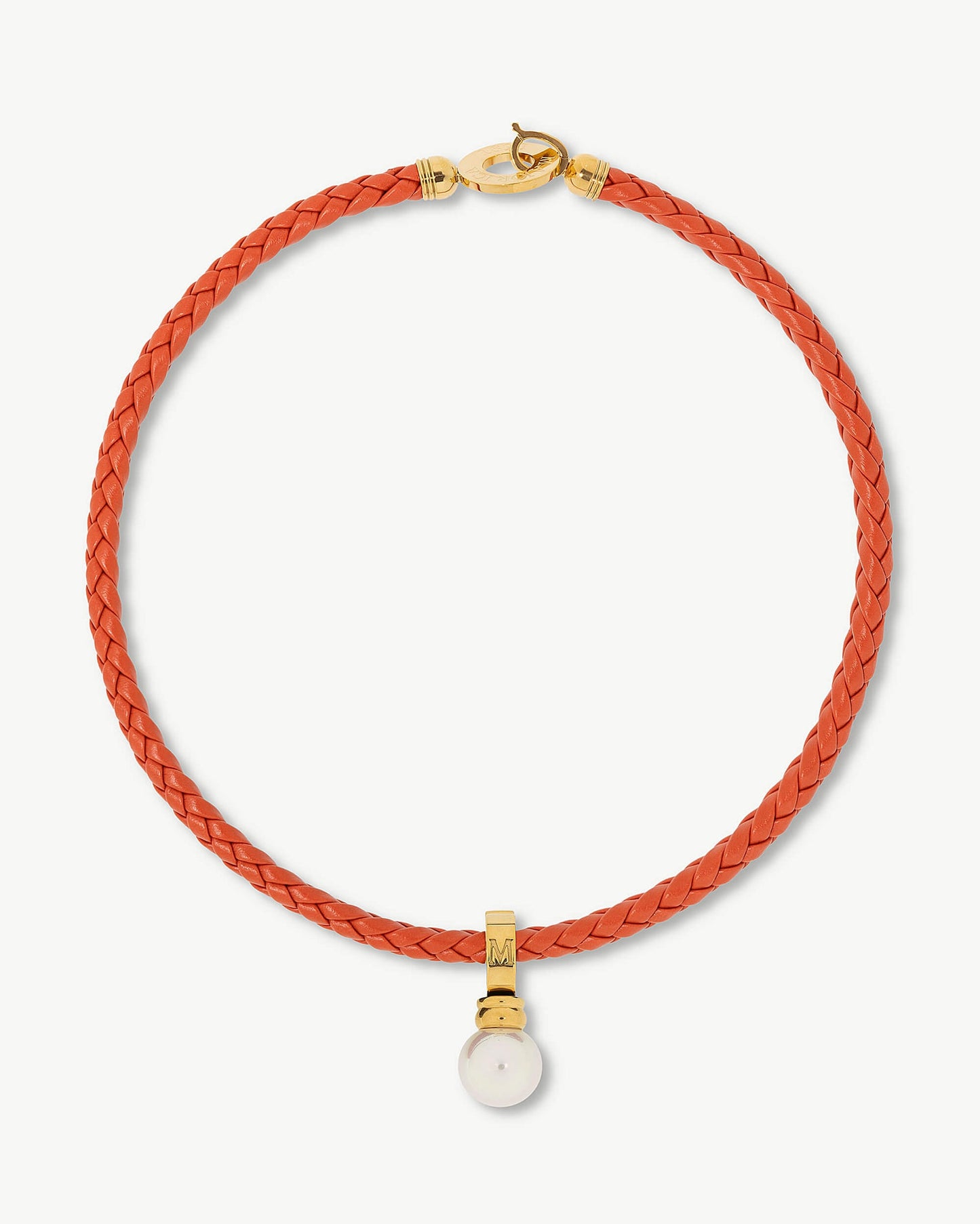 Orange Necklace Braid