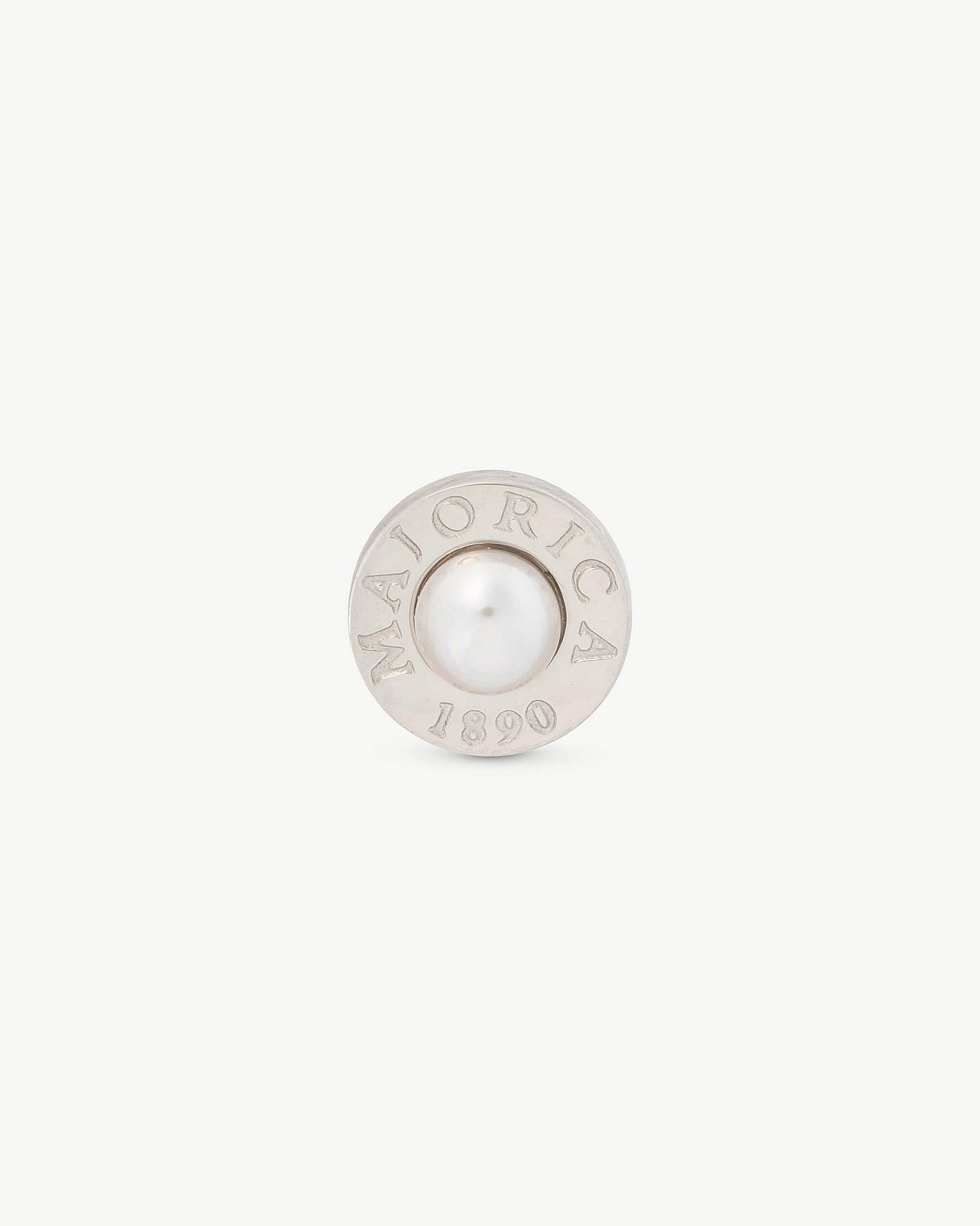 4mm White Pearl Pin Circle