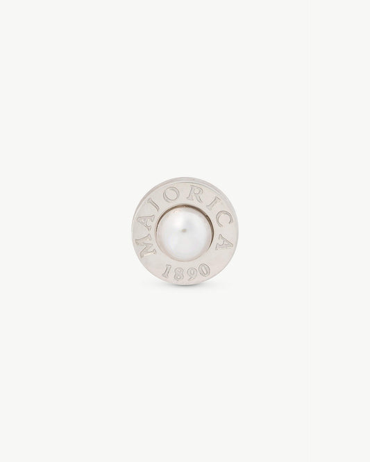 4mm White Pearl Pin Circle