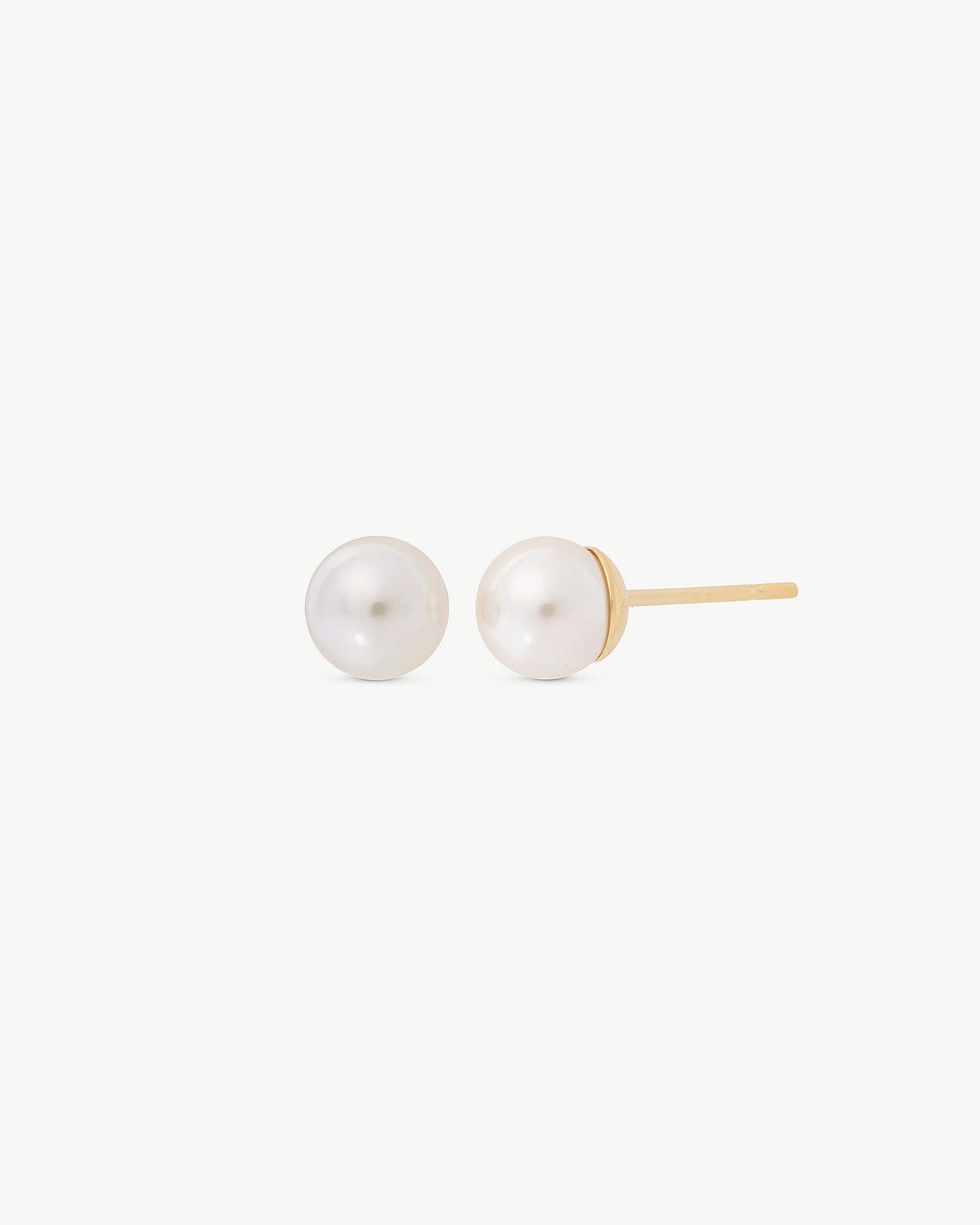 White lyra earrings Lyra