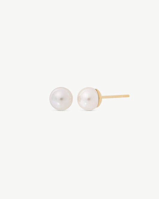 White lyra earrings Lyra