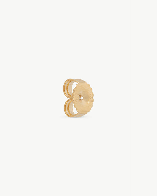 6mm Gold Earring Closure Servicie